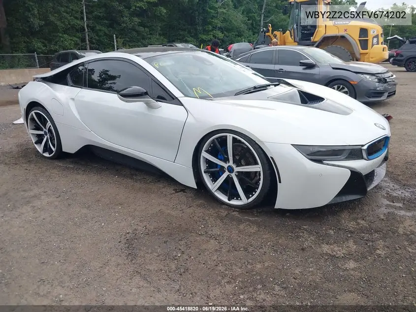 2015 BMW I8 VIN: WBY2Z2C5XFV674202 Lot: 45418820