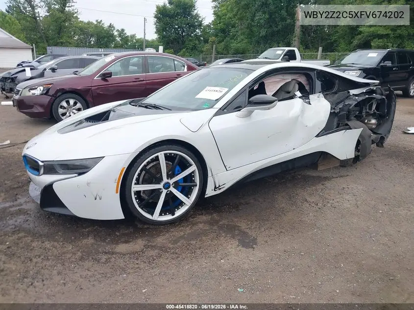 2015 BMW I8 VIN: WBY2Z2C5XFV674202 Lot: 45418820