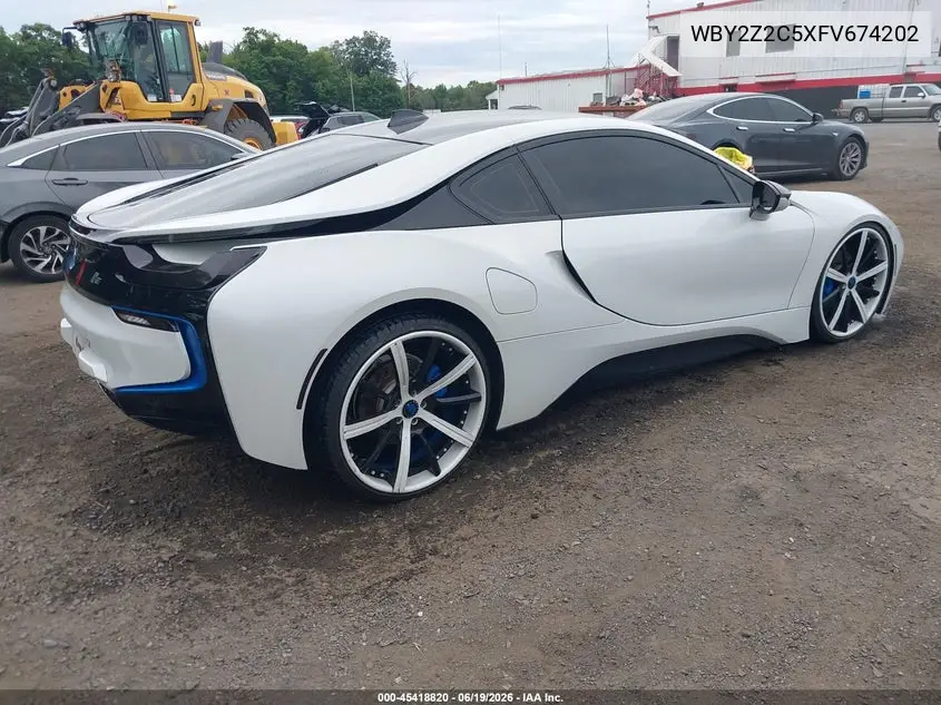 2015 BMW I8 VIN: WBY2Z2C5XFV674202 Lot: 45418820