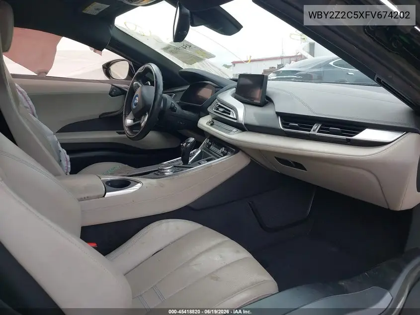 2015 BMW I8 VIN: WBY2Z2C5XFV674202 Lot: 45418820