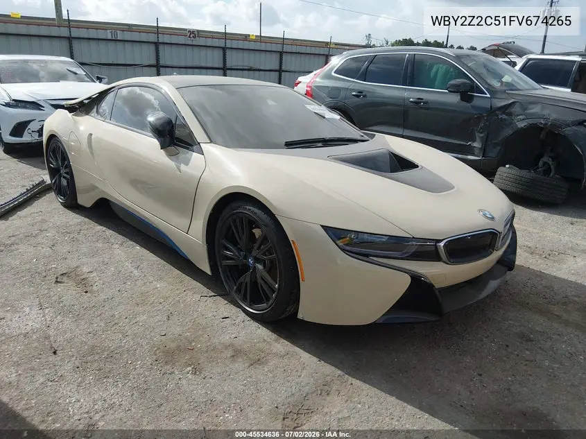 2015 BMW I8 VIN: WBY2Z2C51FV674265 Lot: 45534636