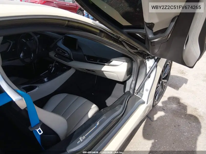 2015 BMW I8 VIN: WBY2Z2C51FV674265 Lot: 45534636