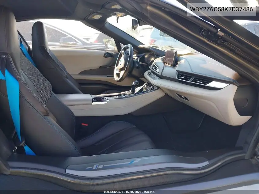 2019 BMW I8 VIN: WBY2Z6C58K7D37486 Lot: 44320576