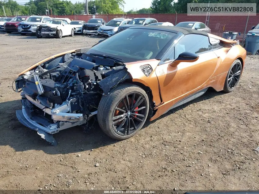 2019 BMW I8 VIN: WBY2Z6C51KVB82808 Lot: 45497075