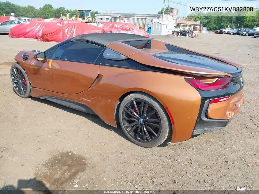 2019 BMW I8 VIN: WBY2Z6C51KVB82808 Lot: 45497075