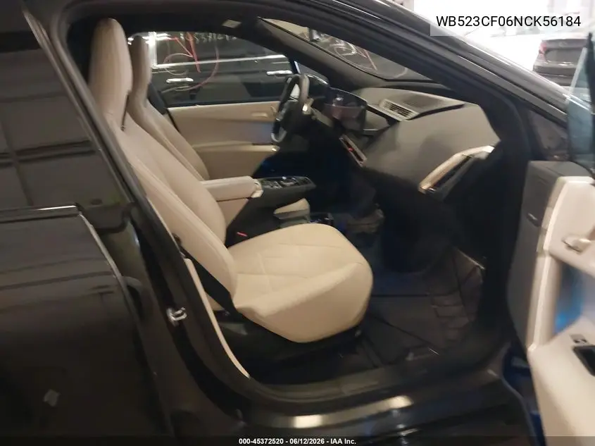 2022 BMW Ix xDrive50 VIN: WB523CF06NCK56184 Lot: 45372520