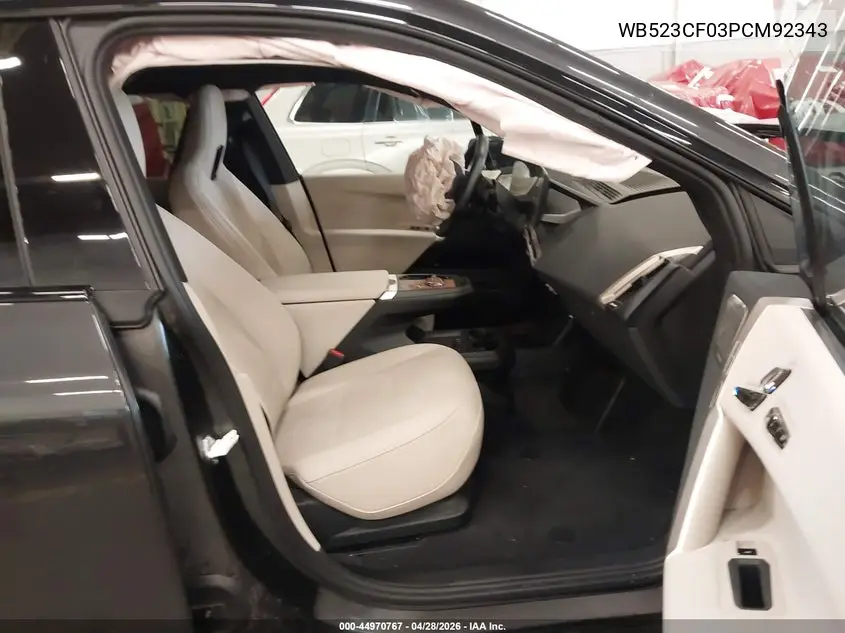 2023 BMW Ix xDrive50 VIN: WB523CF03PCM92343 Lot: 44970767