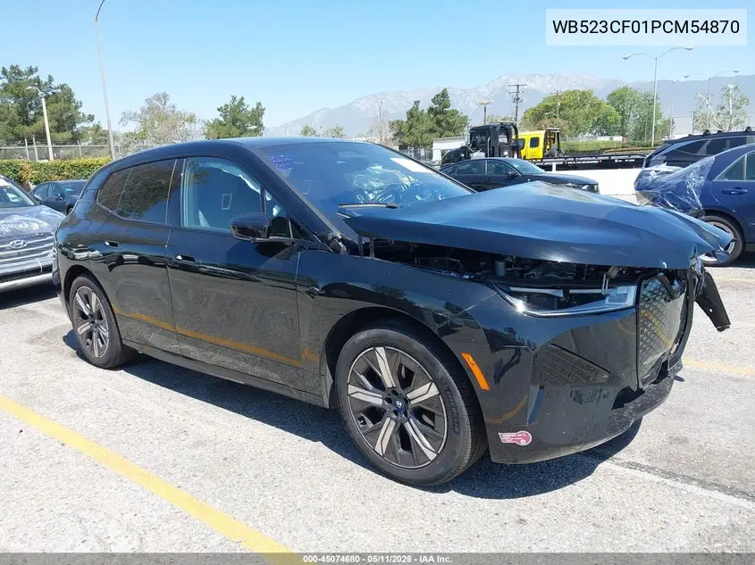 2023 BMW Ix xDrive50 VIN: WB523CF01PCM54870 Lot: 45074680