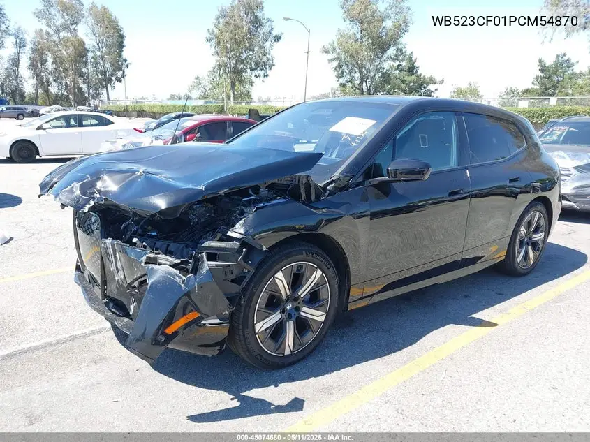 2023 BMW Ix xDrive50 VIN: WB523CF01PCM54870 Lot: 45074680