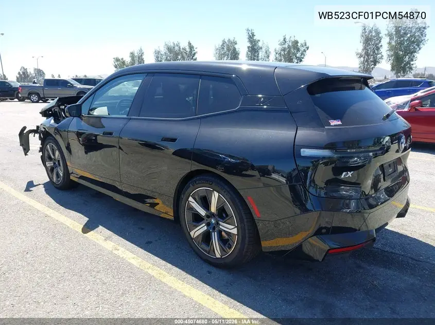 2023 BMW Ix xDrive50 VIN: WB523CF01PCM54870 Lot: 45074680