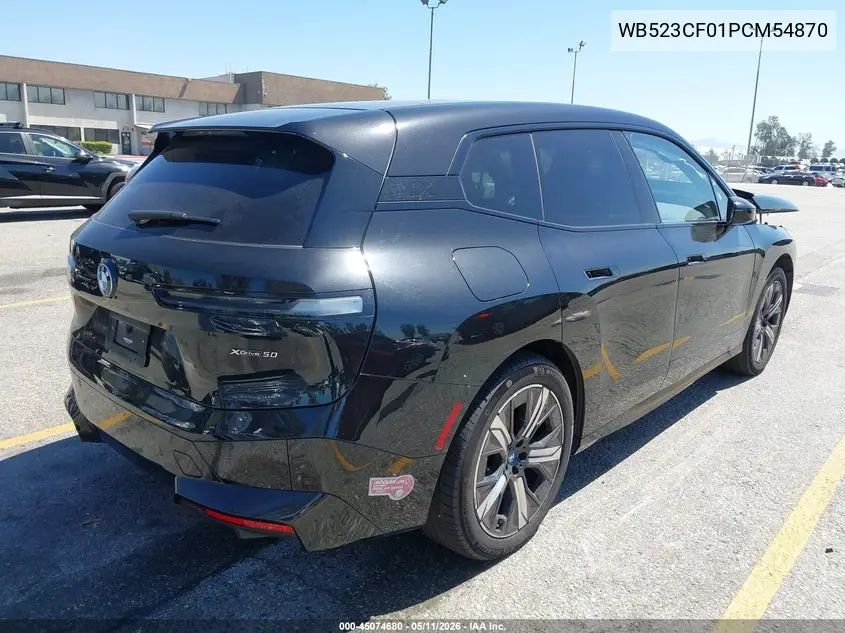 2023 BMW Ix xDrive50 VIN: WB523CF01PCM54870 Lot: 45074680