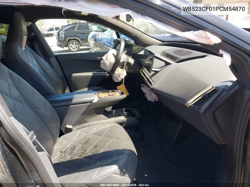 2023 BMW Ix xDrive50 VIN: WB523CF01PCM54870 Lot: 45074680