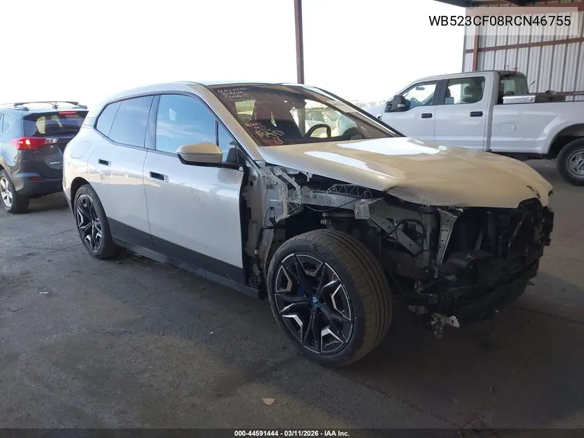 2024 BMW Ix xDrive50 VIN: WB523CF08RCN46755 Lot: 44591444