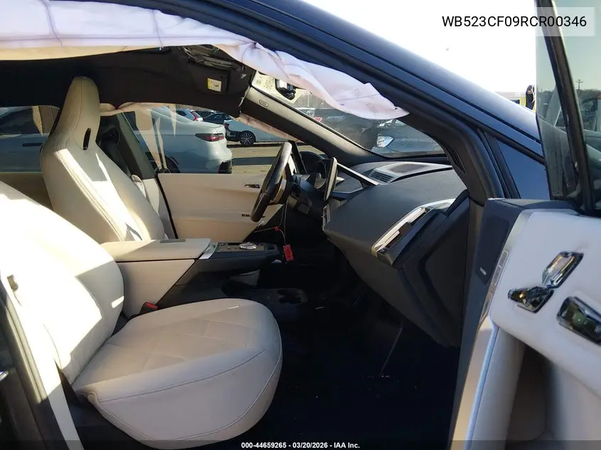 2024 BMW Ix xDrive50 VIN: WB523CF09RCR00346 Lot: 44659265