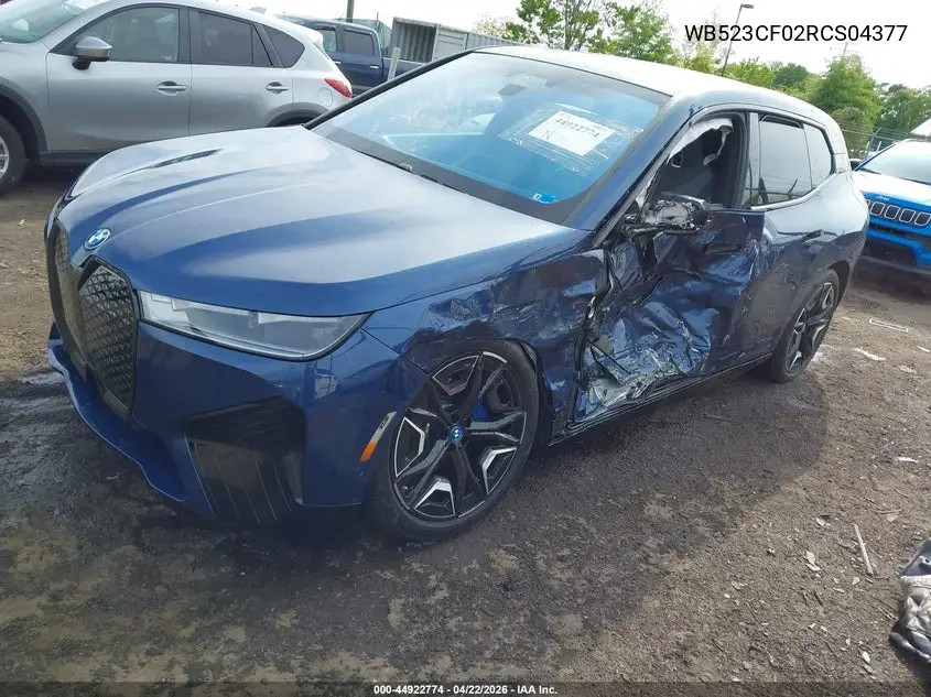 2024 BMW Ix xDrive50 VIN: WB523CF02RCS04377 Lot: 44922774