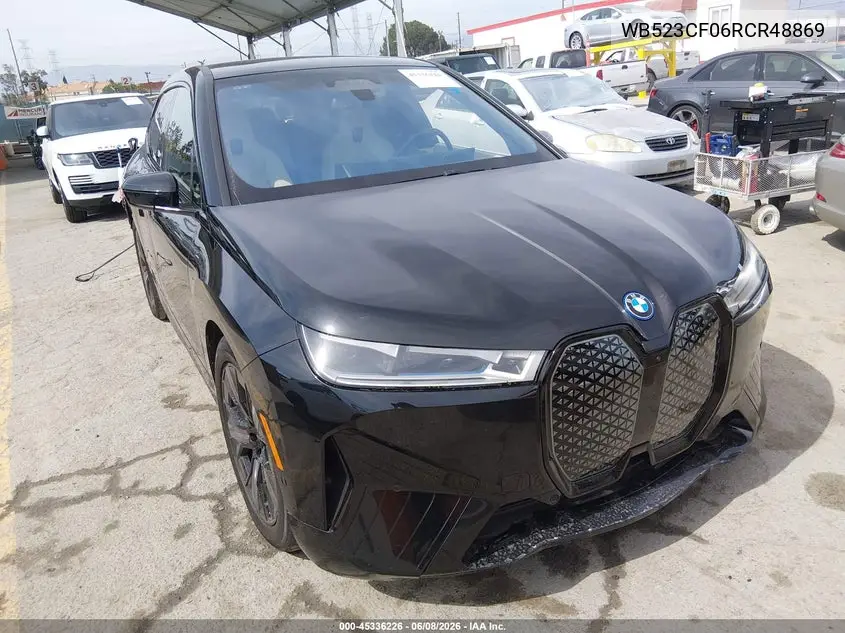 2024 BMW Ix xDrive50 VIN: WB523CF06RCR48869 Lot: 45336226