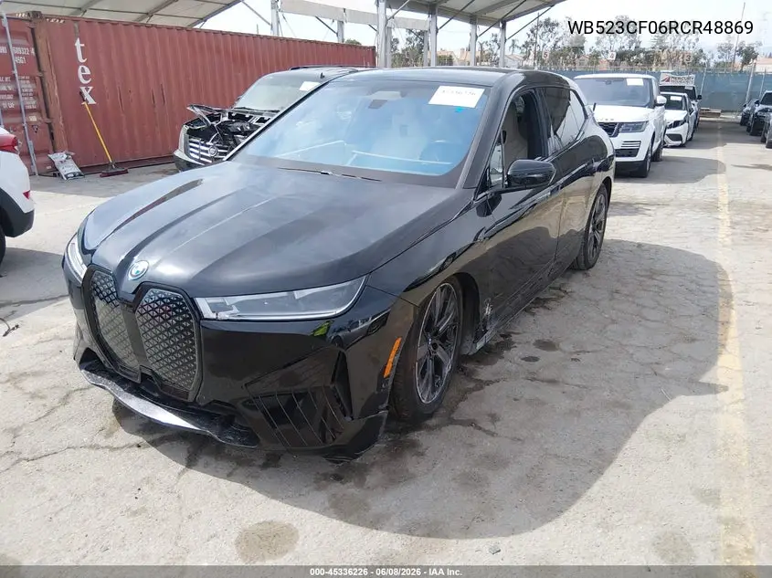 2024 BMW Ix xDrive50 VIN: WB523CF06RCR48869 Lot: 45336226