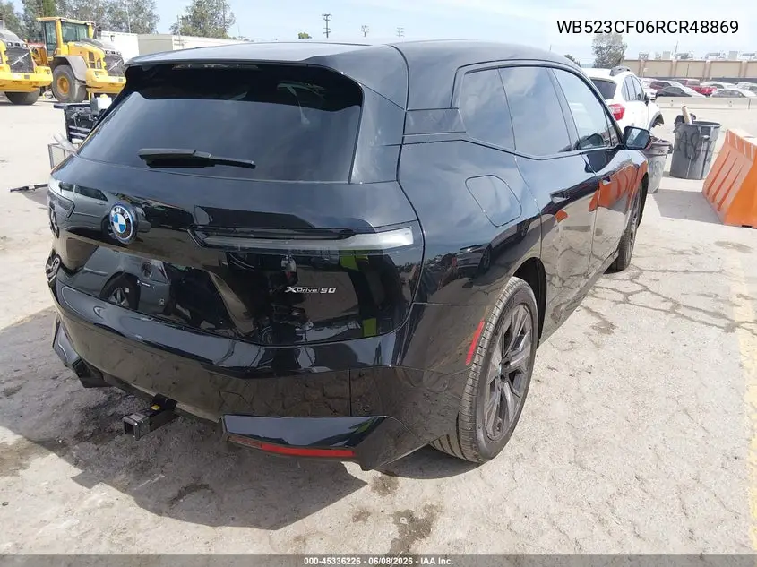 2024 BMW Ix xDrive50 VIN: WB523CF06RCR48869 Lot: 45336226