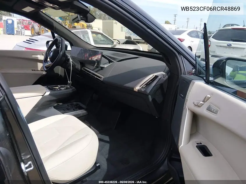 2024 BMW Ix xDrive50 VIN: WB523CF06RCR48869 Lot: 45336226