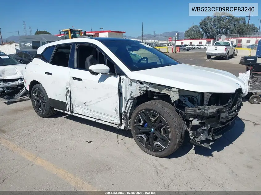 2024 BMW Ix xDrive50 VIN: WB523CF09RCP83240 Lot: 45557060