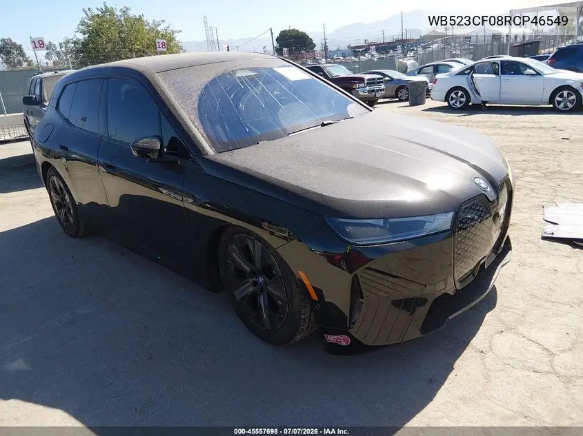 2024 BMW Ix xDrive50 VIN: WB523CF08RCP46549 Lot: 45557698