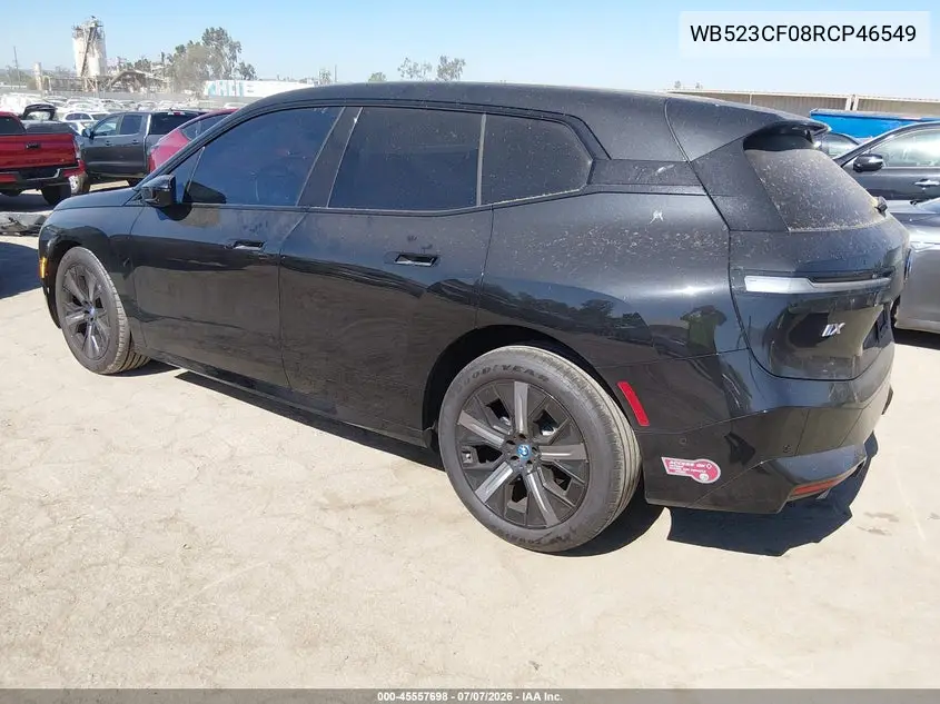 2024 BMW Ix xDrive50 VIN: WB523CF08RCP46549 Lot: 45557698