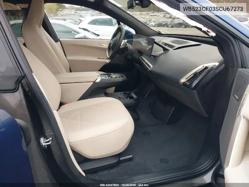 2025 BMW Ix xDrive50 VIN: WB523CF03SCU67273 Lot: 43447604