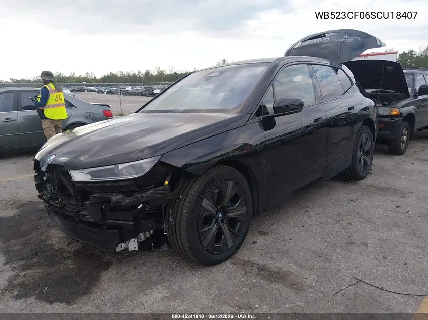 2025 BMW Ix xDrive50 VIN: WB523CF06SCU18407 Lot: 45341910