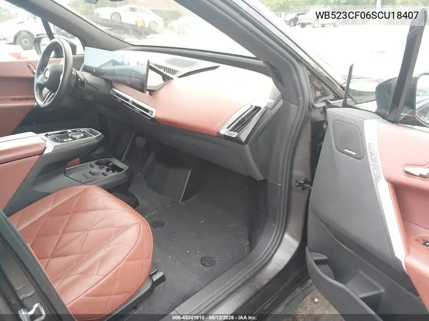 2025 BMW Ix xDrive50 VIN: WB523CF06SCU18407 Lot: 45341910