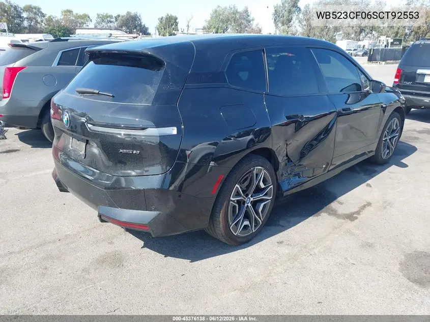 2025 BMW Ix xDrive50 VIN: WB523CF06SCT92553 Lot: 45376138