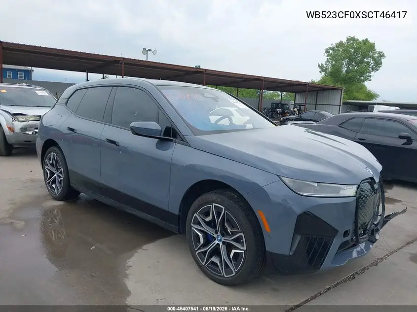 2025 BMW Ix xDrive50 VIN: WB523CF0XSCT46417 Lot: 45407541