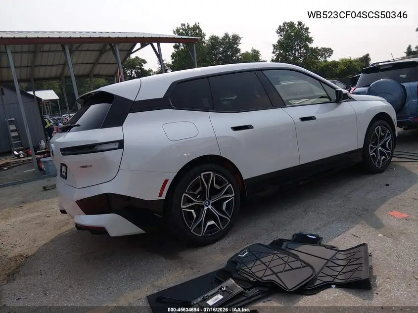 2025 BMW Ix xDrive50 VIN: WB523CF04SCS50346 Lot: 45634694