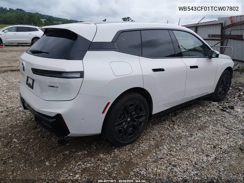 2026 BMW Ix xDrive45 VIN: WB543CF01TCW07802 Lot: 45174511