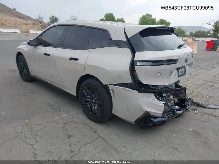 2026 BMW Ix xDrive45 VIN: WB543CF08TCU99095 Lot: 45609179