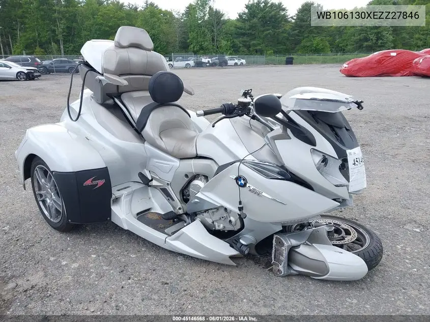 2014 BMW K1600 Gtl VIN: WB106130XEZZ27846 Lot: 45146568