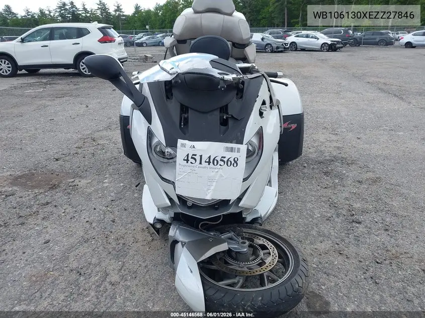 2014 BMW K1600 Gtl VIN: WB106130XEZZ27846 Lot: 45146568