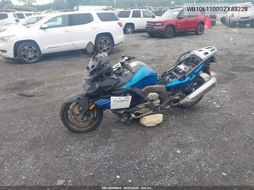 2016 BMW K1600 Gt VIN: WB1061100GZX83228 Lot: 45439854