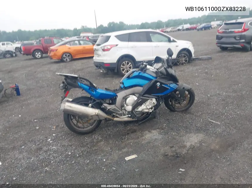 2016 BMW K1600 Gt VIN: WB1061100GZX83228 Lot: 45439854