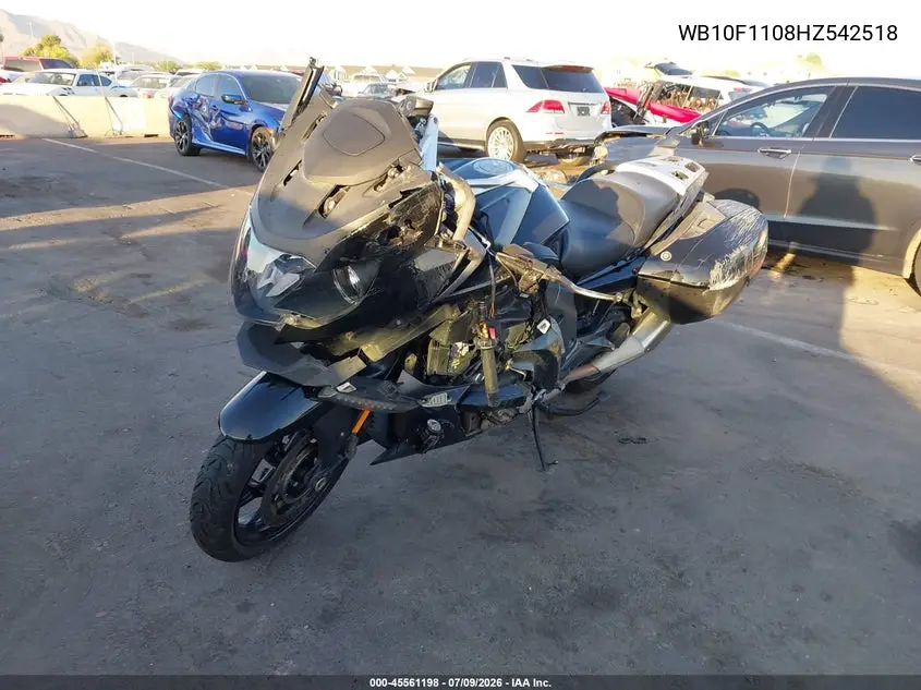 2017 BMW K1600 Gt VIN: WB10F1108HZ542518 Lot: 45561198