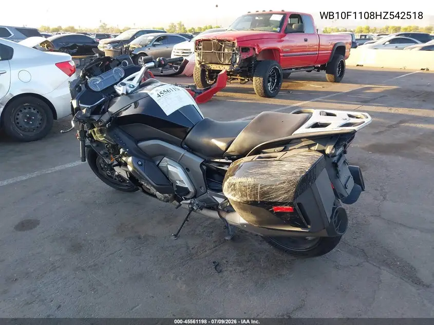 2017 BMW K1600 Gt VIN: WB10F1108HZ542518 Lot: 45561198