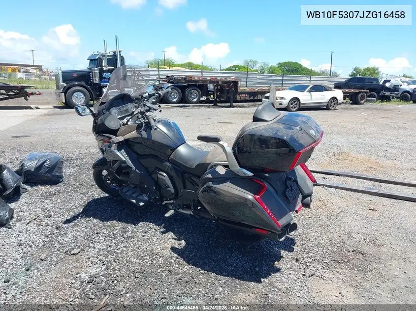 2018 BMW K1600 B VIN: WB10F5307JZG16458 Lot: 44645465