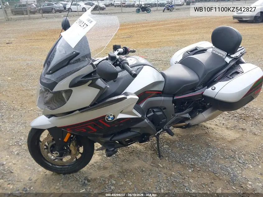 2019 BMW K1600 Gt VIN: WB10F1100KZ542827 Lot: 45299237