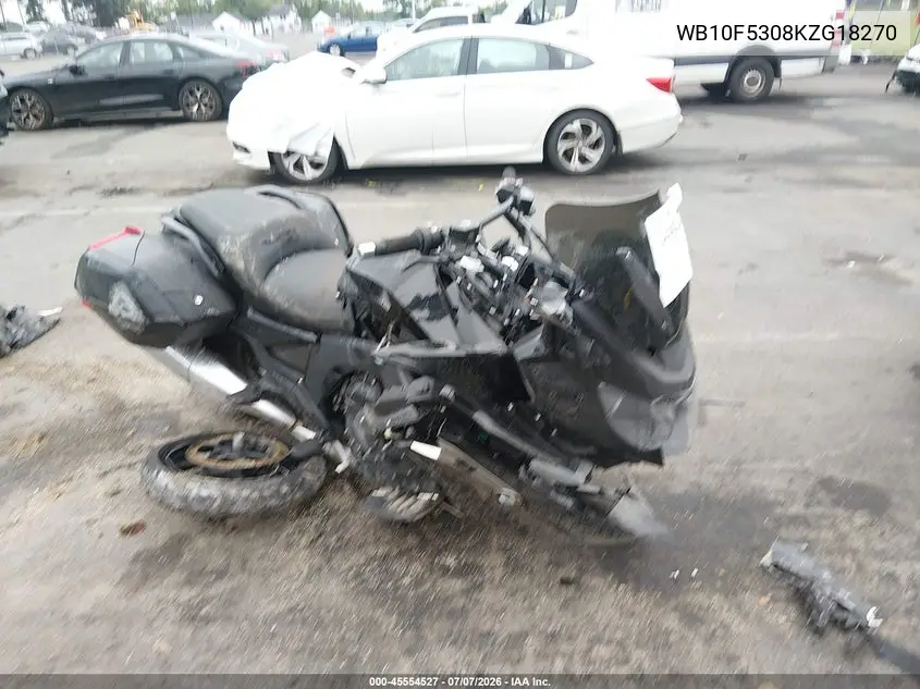 2019 BMW K1600 B VIN: WB10F5308KZG18270 Lot: 45554527