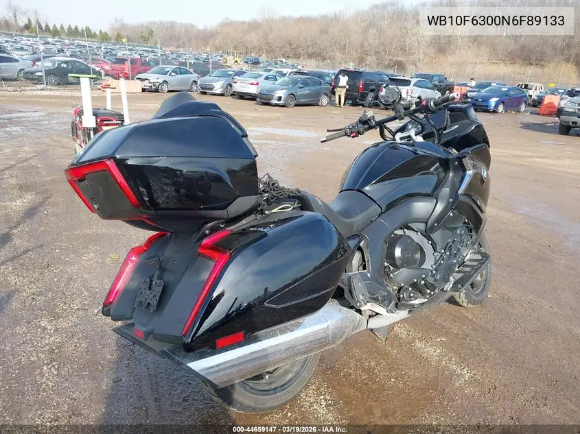 2022 BMW K1600 B VIN: WB10F6300N6F89133 Lot: 44659147