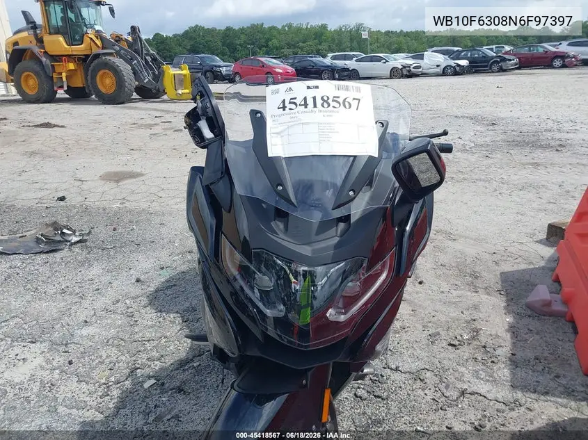 2022 BMW K1600 B VIN: WB10F6308N6F97397 Lot: 45418567
