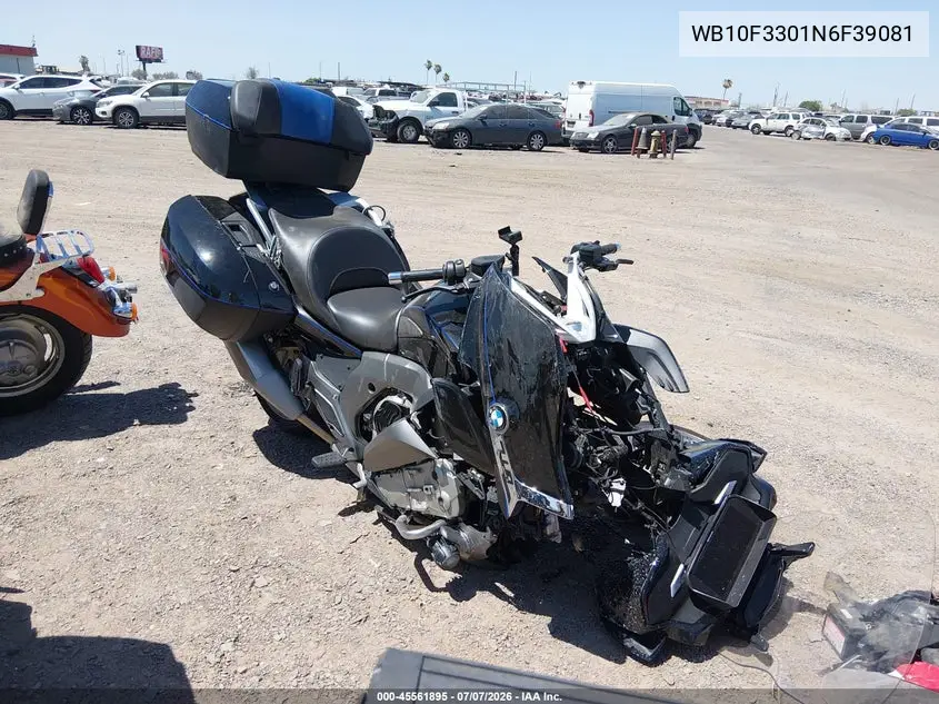 2022 BMW K1600 Gtl VIN: WB10F3301N6F39081 Lot: 45561895