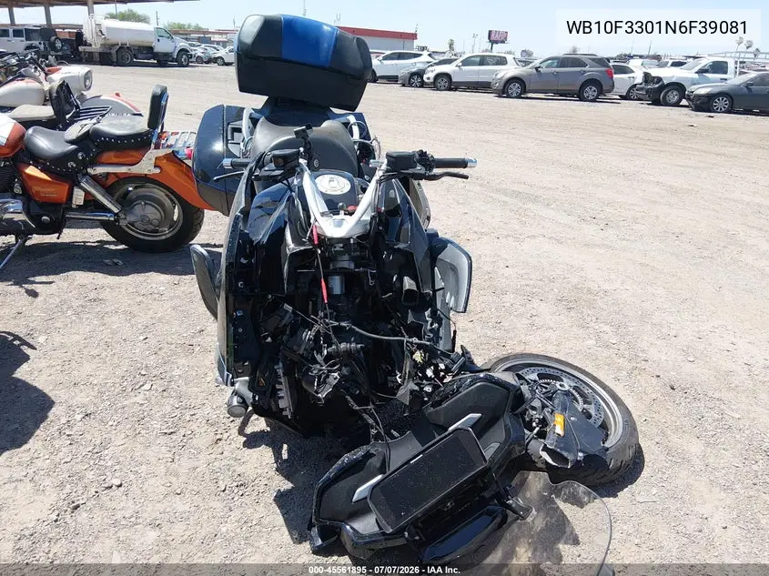 2022 BMW K1600 Gtl VIN: WB10F3301N6F39081 Lot: 45561895