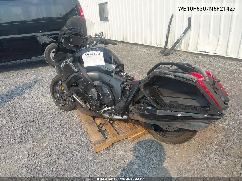 2022 BMW K1600 B VIN: WB10F6307N6F21427 Lot: 45634114