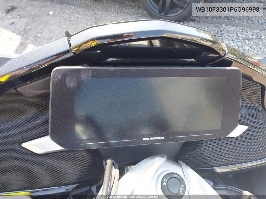 2023 BMW K1600 Gtl VIN: WB10F3301P6G96998 Lot: 45492725
