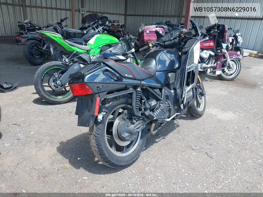 1992 BMW K75 Rt VIN: WB1057308N6229016 Lot: 45370265